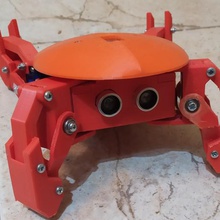 kame quadruped robot version cheap servo gadget robotics arduino esp8266 hc-sr04 legged legs nodemcu remote control spider turtle ultrasonic walker wifi 3d print model - Mito3D