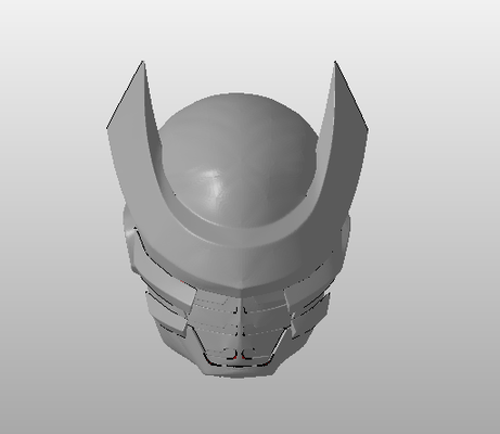kamen cavaleiro nascimento capacete arte ooo corpo 3d print model - Mito3D