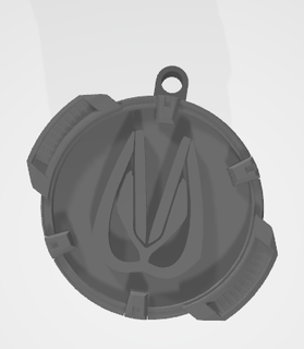 Kamen cavaleiro geats testemunho chaveiro 3d print model - Mito3D