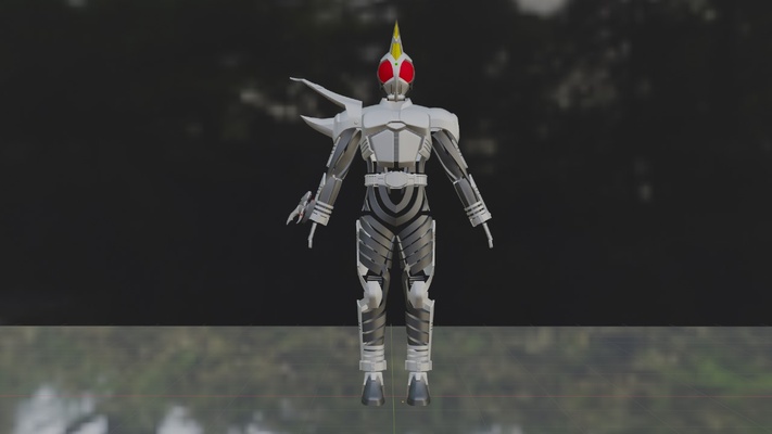 kamen cavalier hercule mode kamen rider héros japonais tokusatsu 3dmodel séries télévisées toeianimation pepakura japon cosplay 3d print model - Mito3D