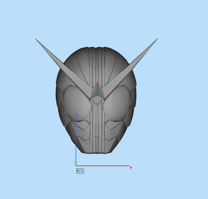 kamen cavaleiro w capacete cosplay 3d print model - Mito3D