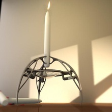 kandelar various 3d art candle experiment featured household ornament reprap 3d print model - Mito3D