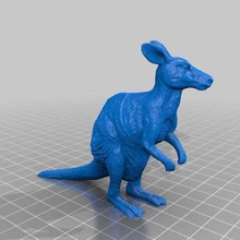 kangaroo ii game animals australia 3d scan 3d print model - Mito3D