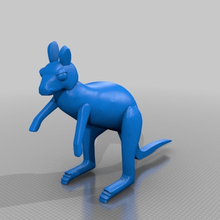 kanguru Spiel Tiere 3d print model - Mito3D