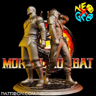 kano mortel kombat liu kang Raiden buteur jhonny cage shao khan shang tsung Milena Goro Kitana fumée saibot Fatalité 3d print model - Mito3D