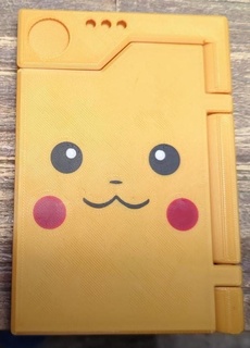 kanto pokedex Nintendo interruptor Pikachu edição jogos Pokémon caso bainha 3d print model - Mito3D