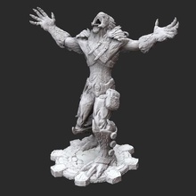 kantus shaman gears war 3d model stl file print game locust cog figure figurine miniature statue character 3d print model - Mito3D