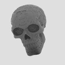 kapala carved skull home decor 3dprint 3d print model - Mito3D