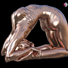 Kapotasana güvercin şekil vermek yoga poz dekorasyon ev Sanat hediye dekor x9s x9st0y Kadın Hanım kız minyatür heykelcik Kurulum dans Jimnastik kadın heykel heykeller 3d print model - Mito3D
