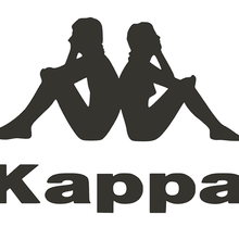 kappa logo mur art mode esthétique tumblr boutique Vêtements marque conception luxe accessoires chambre 3d print model - Mito3D