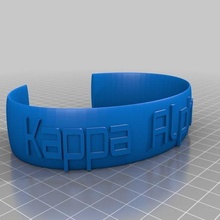kappa jewelry customized bracelets 3d print model - Mito3D