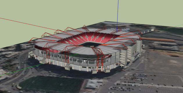 karaiskaki stadium olympiacos 3d print model - Mito3D