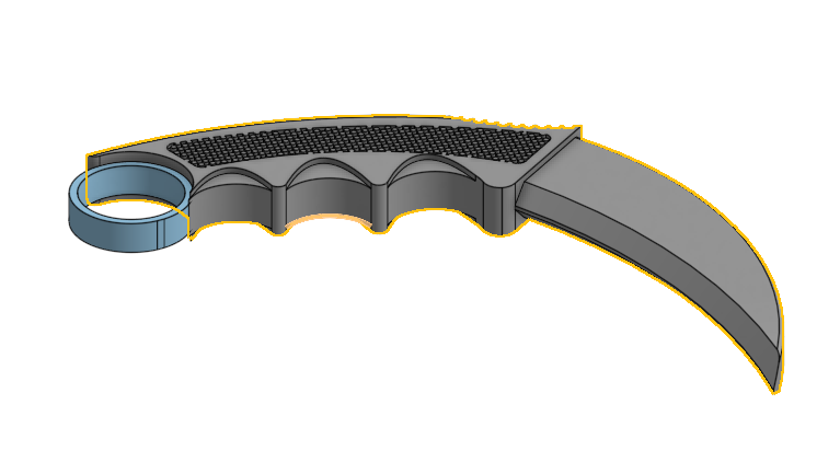 Karambit juego 3D print model - Mito3D