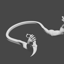 karambit frango braços faca 3d print model - Mito3D