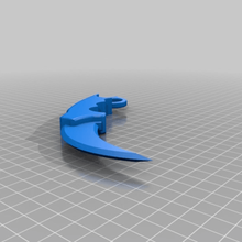 karambit coltello oggetti scena 3d print model - Mito3D