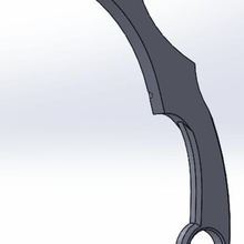 faca karambit gadget 3d ender creality 3d print model - Mito3D