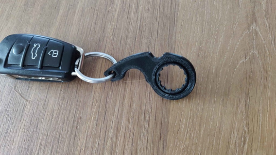 karambite keychain key chain 3d print model - Mito3D