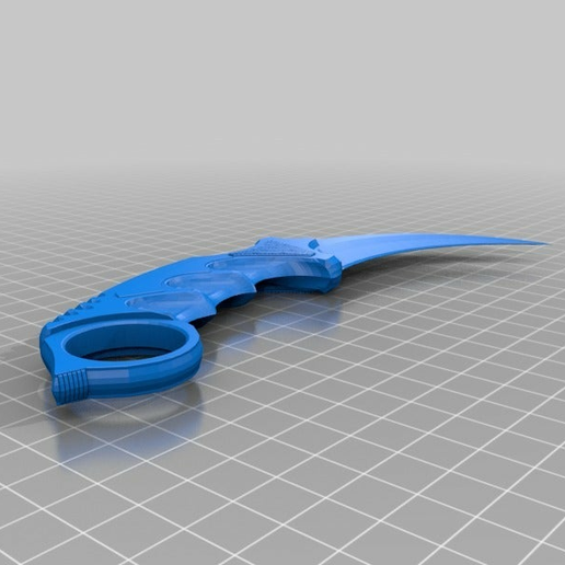 karambitfixé couteau accessoires 3D print model - Mito3D