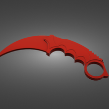 karanbit cuchillo 3d print model - Mito3D
