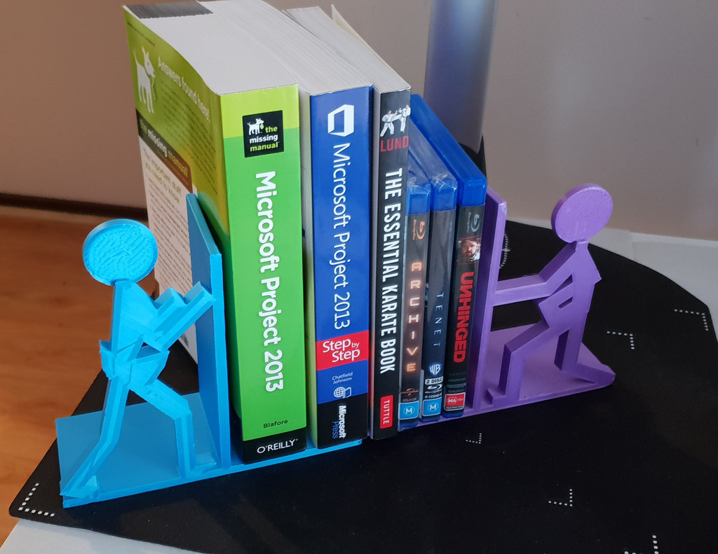 karate kitap ayracı destek dekor 3D print model - Mito3D