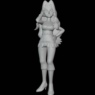 Karen gestão elite Pokémon figura estátua videogame videogames miniatura escultura Admirador arte estatueta treinador mestre 3d print model - Mito3D
