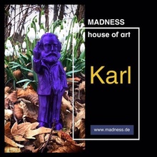 karl marx art marxist karlmarx statue gnome bust decoration deko rude garden 3d print model - Mito3D