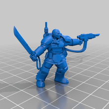 kasa kin sgt art modelos warhammer 40k kasrkin la guardia imperial cadian astra militarum 3d print model - Mito3D