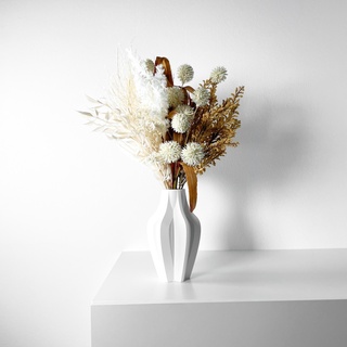 Kate vaso moderno unico casa arredamento essiccato conservato fiore preparativi stl file giardino interno fiori impianti vasi 3d print model - Mito3D