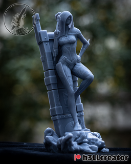 kasumi massa effetto sci fi Andromeda diorama tavolo gioco arte fan figurina spazio miranda liara comandante Pastore garrus grazie piangere 3d print model - Mito3D