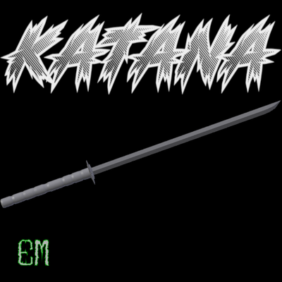 katana sword swords weapon weapons blade blades steels brands brand 3d print model - Mito3D