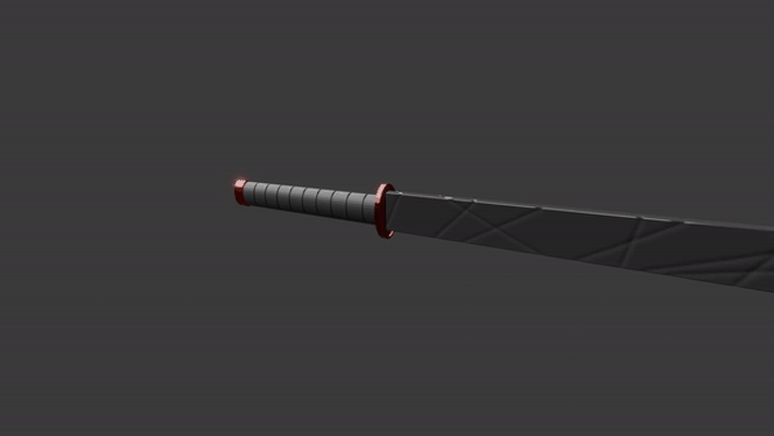 katana épée khmer mixeur 3d impression 3d print model - Mito3D