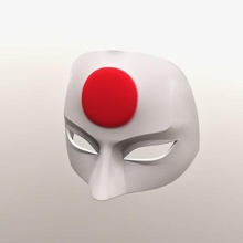katana máscara a moda suicide squad quadrinhos dc cosplay 3d print model - Mito3D