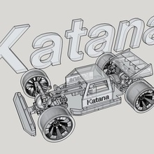 katana 110 rc onoff yol oyun voitures jouet hobi 3d print model - Mito3D