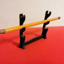 katana ficar pé lápis suporte samurai escola decoração Projeto enigma Diversão livre covid coroa Japão história 3d print model - Mito3D