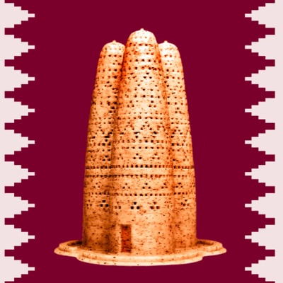 katara pombo torres doha catar arquitetura construção deserto dubai torre tradicional monumento árabe marco adobe médio oriente mini mundo miniworld3d 3d print model - Mito3D