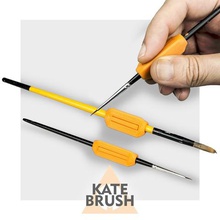 kate pennello maniglie ergonomiche spazzole strumento i kit modello art in miniatura colori vallejo maker gunpla gundam 3d print model - Mito3D