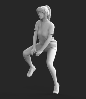 katie umano figura diorama persona miniatura 3d print model - Mito3D