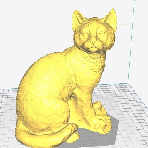 katze Kunst durchsucht Replikate 3D print model - Mito3D