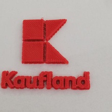 kaufland logo various 3d print model - Mito3D