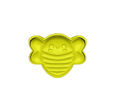 kawaii ape 1 pezzo ibrido spingere bathbomb muffa 3d print model - Mito3D