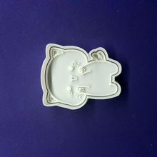 kawaii Katze Plätzchen Cutter Schneiden Schimmel Kitty niedlich kawai 3d print model - Mito3D