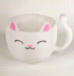 kawaii cat mug kitty original gift 3d printing 3d print model - Mito3D