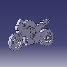 kawasaki er6 divers moto pas 2012 3d print model - Mito3D