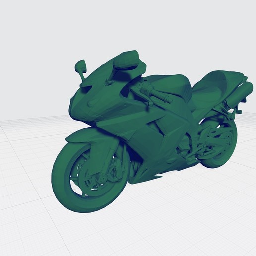 kawasaki ninja 2006-3d-Modell benutzerdefinierte drucken bereit stl-Datei verschiedene 3d-Drucker 3d-drucken 3d-Modellierung 3d-moto 3d-Drucker-Dateien 3d-Modelle 3d-design 3d-Modell 3D print model - Mito3D