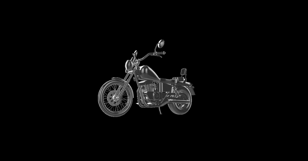 kawasaki rider moto motorbike motorcycle motor bicycle le motocycle la motorrad motocykl motocicletta 3d print model - Mito3D