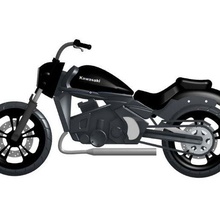 kawasaki Vulcano s8 gadget moto motore sport bicicletta automobilista motociclista modello 3d print model - Mito3D