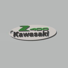 kawasaki z400 keychain various key ring kawazaki motorcycle 3d print model - Mito3D