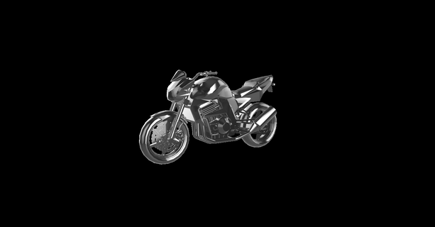 kawasaki z750 moto Motorrad Motor Fahrrad le la motorrad 3d print model - Mito3D