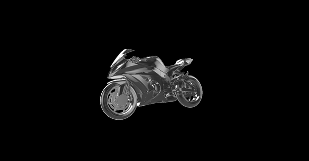 kawasaki zx10r moto Motorrad Motor Fahrrad le la motorrad 3d print model - Mito3D