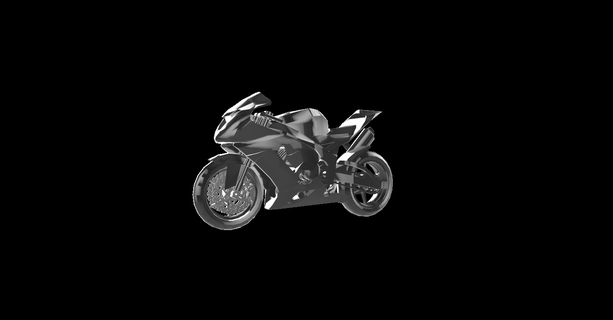 kawasaki zx6rr Wettbewerb moto Motorrad Motor Fahrrad le la motorrad 3d print model - Mito3D